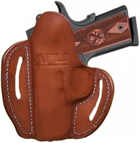 1911 EMP 3 inch Holster - fits Springfield 1911 EMP, Ronin, Colt 1911 Defender Pistols - Leather Springfield Armory 1911 Ronin EMP Holsters - OWB 1911 Holster 3 inch Barrel in Saudi Arabia