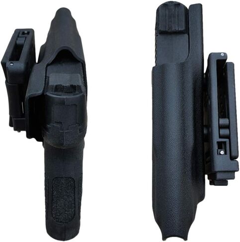 Taurus G2C Holster OWB Kydex Holster Custom Fit: Taurus G2C 9mm & Millennium PT111 G2 / PT140 Pistol - Outside Waistband Carry 1.5-2 Inch Belt Clip - Adj. Width Height Retention Cant, Entrance Widened in Kuwait
