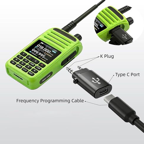 TPC11 USB C to K Frequency Programming Adapter Contector, for Baofeng (UV-5R, UV-888S, AR-5RM, UV-5RM, UV-32, UV-5Rmini), Quansheng(UV-K5, UV-K5(8), UV-K6, TK-11 Series) Programming Cable in Kuwait
