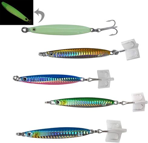 5pcs 1.5oz Colt Sniper jigs 42g coltsniper jig with a 3561D-DT MUSTAD 3X Strong Forge High Carbon Steel Treble Hook Mix Colors in Kuwait