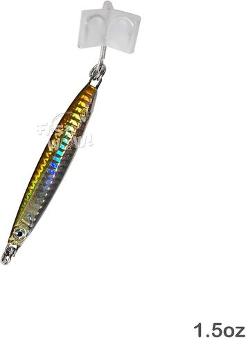 5pcs 1.5oz Colt Sniper jigs 42g coltsniper jig with a 3561D-DT MUSTAD 3X Strong Forge High Carbon Steel Treble Hook Mix Colors in Kuwait