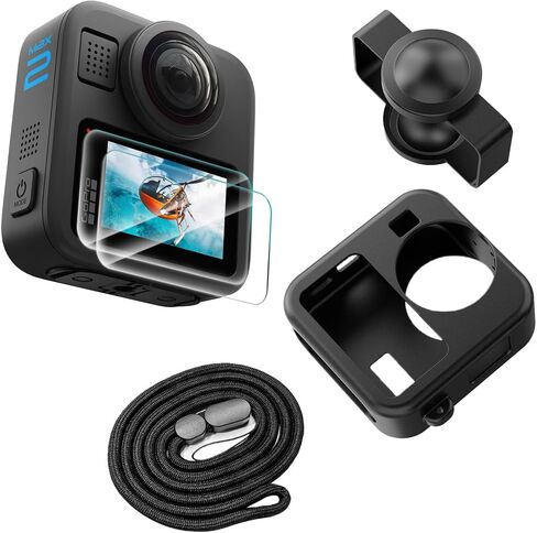 Compatible for GoPro MAX 2 Screen Protector & case in Kuwait