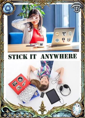 Witchy Stickers for Kindles Water Bottles, 100PCS Waterproof Vinyl Aesthetic Sticker Packs for Adults, Spooky Cute Hippie Celestial Stickers for Laptop Books Scrapbooks Journals in Saudi Arabia