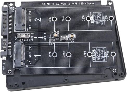Dual M.2 NGFF to SATA 3.0 SSD Adapter for One-Drive Read in Kuwait