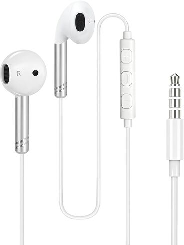 Wired Headphones Earbuds 3.5mm Jack for iPhone iPad Samsung Computer MP3/4 in Kuwait