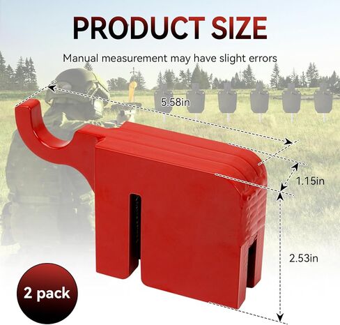 T Post Target Hanger, Easy Assembly AR 500 Steel Target T Post Hangers, 2 in Kuwait