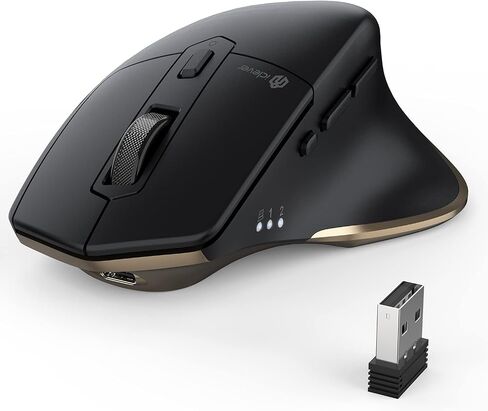 iClever Wireless Mouse, Dual-Mode (BT 5.1&2.4G) Bluetooth Mouse for Laptop in Saudi Arabia