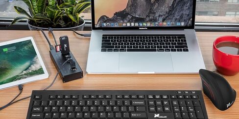 محور ألومنيوم نحيف مزود بـ 7 منافذ USB 3.0 مع منفذين مزدوجين للبيانات/الشحن in Kuwait