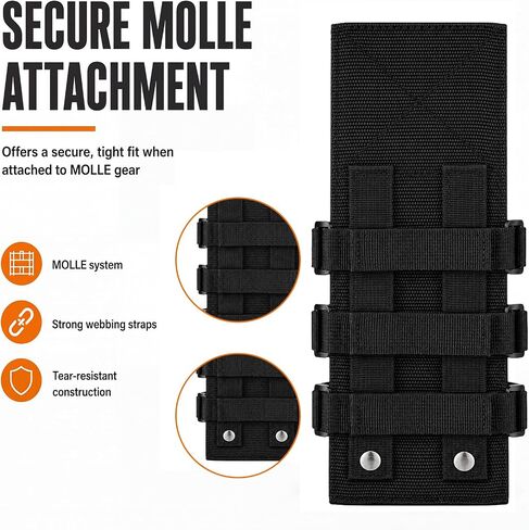 2 Pcs Paintball Tank Vest Pouch Molle Compatible Hpa/co2 Tank in Kuwait