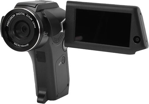 Fockety 8K Camcorder Dual Lens 16X Digital Zoom Rotatable Screen in Kuwait