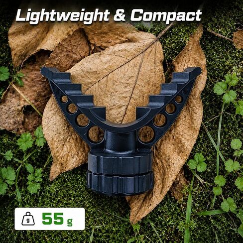 V‑Shape Tripod Rest Head, 3/8" Thread V Yoke Rest Mount Adapter, Lightweight Nylon Support Bracket for Outdoor Shooting Tripod Stand in Kuwait
