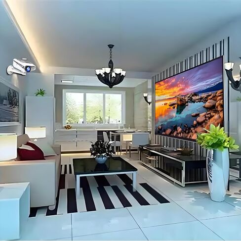 2-Be-Best Mini Projector Wall Mount 360° Rotation 7.8" Length 11 lbs Load Projector Wall Mount White in Kuwait