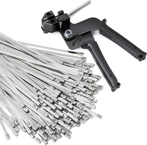 Cable Tie Gun Kit, 201-Piece Set 11.8 Inch 304 Stainless Steel in Saudi Arabia