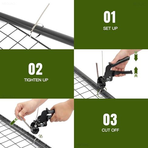 Cable Tie Gun Kit, 201-Piece Set 11.8 Inch 304 Stainless Steel in Saudi Arabia