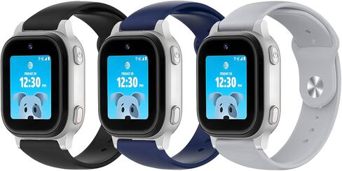 NewJourney 3 Pack Silicone Bands Compatible with AT&T amiGO Jr Watch 2/1 in Saudi Arabia