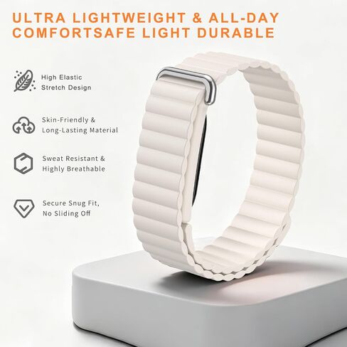 HANDODO Magnetic Silicone Watch Band Compatible with Fitbit Air in Kuwait