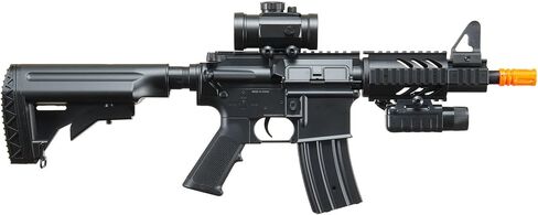 GoldenBall Lightweight M4 CQC Full Automatic AEG Airsoft Rifle w/Flashlight and Scope (Battery & Charger Included) in Kuwait