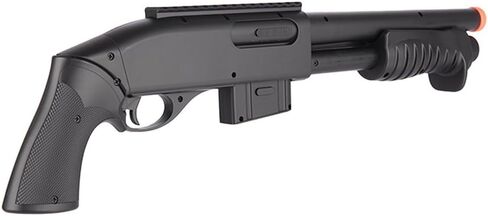 350 FPS DOUBLE EAGLE M401 Pump Action Spring Powered Airsoft Shotgun w/ 6mm BBS in Saudi Arabia