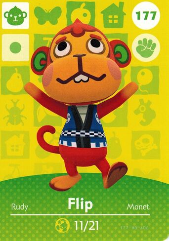 Nintendo Animal Crossing Happy Home Designer Amiibo Card Flip 177/200 USA Version in Saudi Arabia