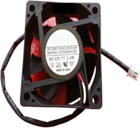60 * 20 DFS602012H DC12V 3.4W 20mm 2 Wire Fan in Kuwait
