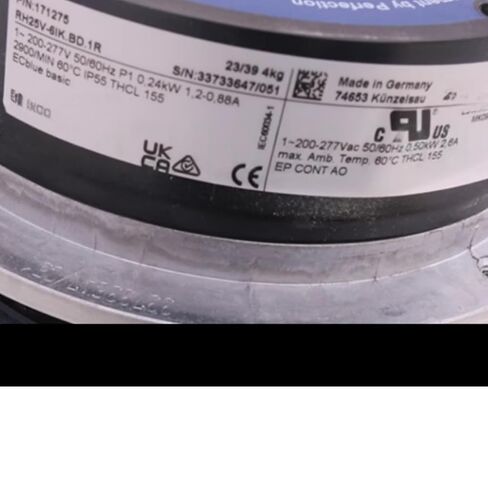 RH25V-6IK.BD.1R 200-277V 1.2-0.88A 0.24W 2900RPM Cooling Fan 250mm in Kuwait