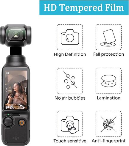 4 pcs Lens Screen Protectors made for DJI Osmo Pocket 4/ Pocket 3 in Kuwait