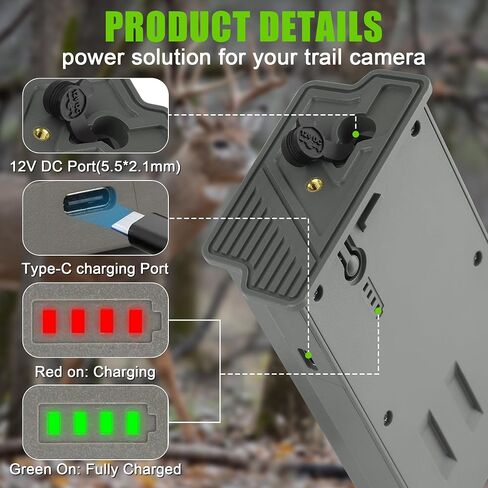 4 Pack Rechargeable New Reveal Camera Battery with 4 Port Battery Charger in Kuwait
