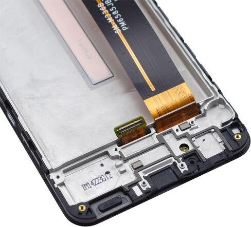Full Screen with Screen Frame for Samsung Galaxy M33 SM-M336B SM-M336BU LCD Display Touch Digitizer Screen Replacement with Tool Kit and Adhesive Black 6.6" in Saudi Arabia