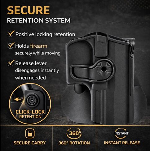 IMI Defense Level 2 Retention Paddle Holster for Walther PPQ in Saudi Arabia