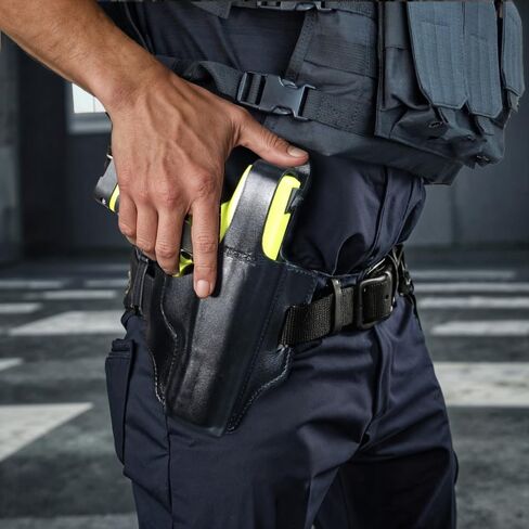 Tactical Scorpion Gear for Sabre Projectile Launcher - 2 Slot Leather Holster in Saudi Arabia