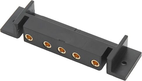 V Mount Battery Plate Adapter, V Lock Battery Plate Replacement with 5 Pin PCB DIY Connector, Gold Plated Copper Contacts, Durable ABS Plastic for V Mount Battery Repair in Kuwait