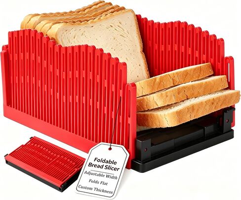 Bread Slicer for Homemade Bread, Foldable Compact with Adjustable Width in Saudi Arabia
