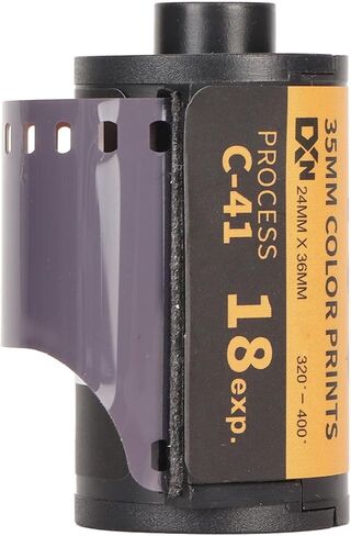 35mm Color Film 18 Exposures, Color Negative Film for 135 Camera, ISO 320–400 Fine Grain Wide Exposure Latitude Film with Carbon Removal, for Vintage & Modern 35mm in Saudi Arabia