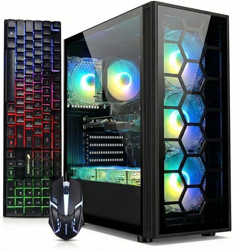 STGAubron Gaming PC Desktop,Core I7,RTX 3050 6G,32G RAM,1TB SSD in Saudi Arabia