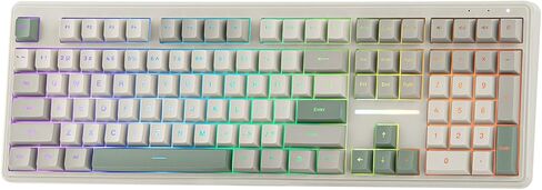 MechLands M108 100% Full Size Silent Office Keyboard with Number Pad in Kuwait