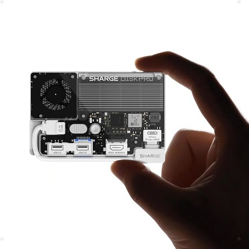 Disk Pro 1TB Portable SSD with Active-Cooling Fan, 10 Gbps with HDMI 2.1 in Saudi Arabia
