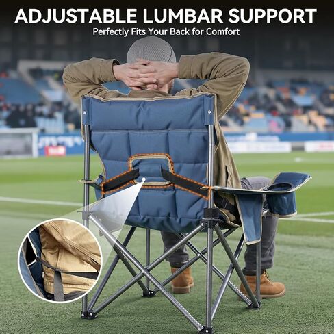 Huskfirm Camping Chairs 2 Pack Extra Wide Oversized Camp Chairs for Adults in Saudi Arabia