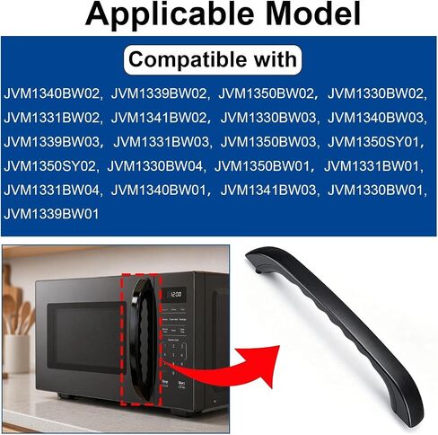 WB15X10020 Microwave Door Handle for XL JVM1339BW, JVM1350BW, JVM1330BW in Saudi Arabia