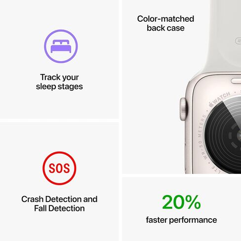 Apple Watch SE (2nd Gen) (GPS + Cellular, 40mm) - Silver Aluminum Case with White Sport Band, M/L (Renewed) in Saudi Arabia