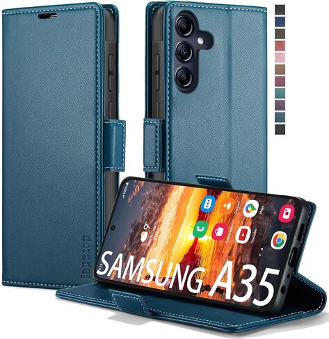 japezop Samsung Galaxy A32 5G/M32 5G Wallet Case with [RFID Blocking],Blue in Saudi Arabia