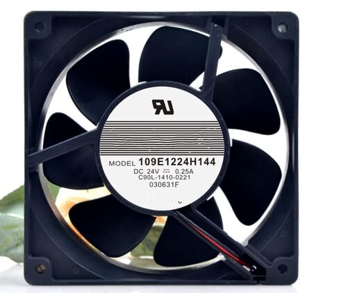 for 109E1224H144 24V 0.25A 2800RPM 108CFM 120X120X38MM 2-Wire Cooling Fan in Saudi Arabia