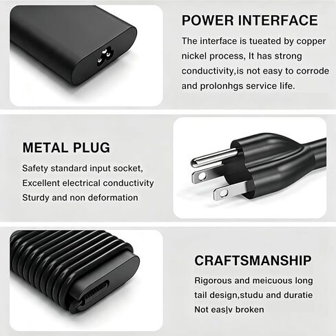 65W USB-C Charger Compatible with Dell Latitude 5420 5520 7420 7430 in Saudi Arabia