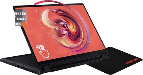 ASUS ProArt PX13 2-in-1 Laptop, AMD Ryzen AI Max+ 388, 32 GB LPDDR5X RAM, 512 GB PCIe SSD, 13.3" 3K (2880x1800) Touchscreen, AMD Radeon Graphics, Backlit Keyboard, W11 Pro, Nano Black+Traix Mousepad in Saudi Arabia