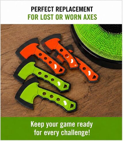 Leeray 6-Piece Replacement Axes for Bristle Target Board Games in Kuwait