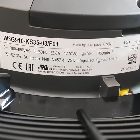 W3G910-KS35-03/F01 380-480V 2.8A 1770W 850RPM Cooling Fan 910mm in Kuwait