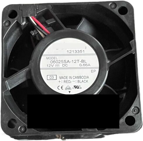 06025SA-12T-BL 6025 12V 0.66A Three Wire Fan in Kuwait