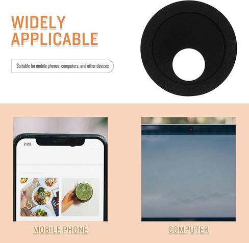6pcs Abs Phone Camera Cover Stickers for Privacy Protection in Saudi Arabia
