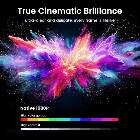 HAPPRUN 1500 ANSI 4K Decoding Outdoor Projector with Built-in Streaming App in Saudi Arabia
