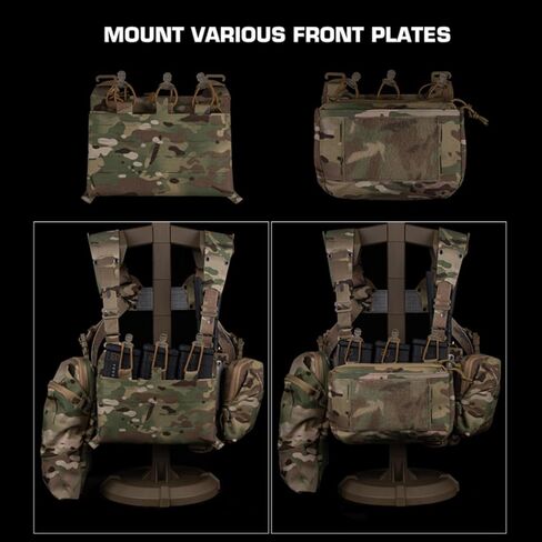 Ultra-Lightweight Tactical FC Extended Chest Pack for MOLLE Mag Pouch Radio GP Bag in Kuwait