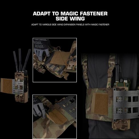 Ultra-Lightweight Tactical FC Extended Chest Pack for MOLLE Mag Pouch Radio GP Bag in Kuwait